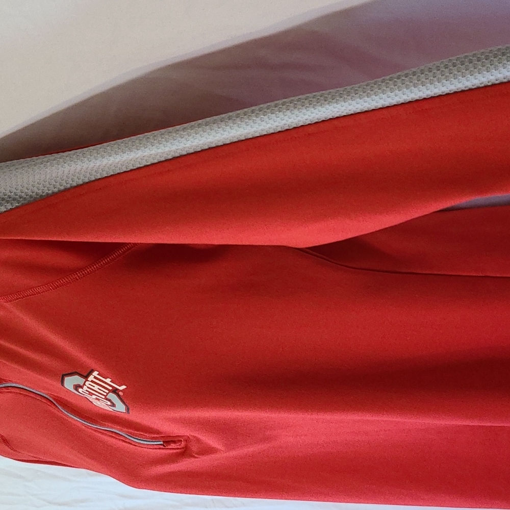 Ohio State Buckeyes Red Half Zip Jacket, Large, Excellent Condition - Picture 4 of 8